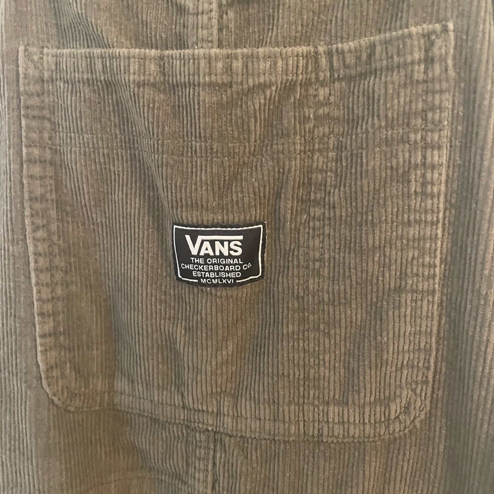 Vans corduroy overalls